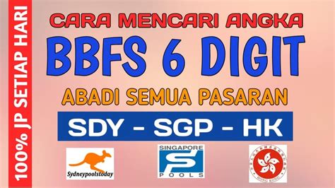 MENCARI CUAN BBFS 6 7 8 9 DIGIT UTAMAKAN SITUS YANG .